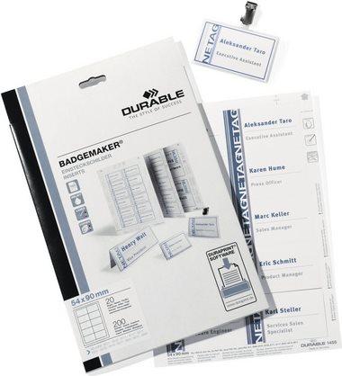 Produktbild Durable Einstecketiketten Badgemaker für Namensschilder