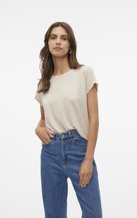 Actual product image Vero Moda Vmlava Glitter Ss Top Stripe Ga (XXL)