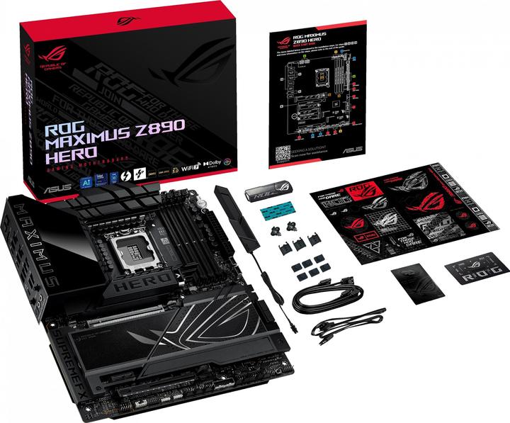 Produktbild ASUS ROG MAXIMUS Z890 HERO (LGA 1851, Intel Z890, ATX)