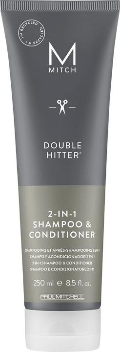 Immagine prodotto Paul Mitchell Mitch Double Hitter 2-in-1 Shampoo & Conditioner (250 ml, Shampoo liquido)