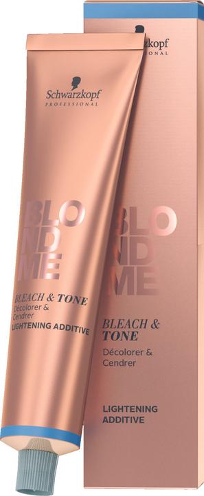 Schwarzkopf Professional Schwarzkopf BLONDME Bond Aufrechterhaltende Haarfarbe für Blondinen - Tonen, Aufhellen, Highlighting (BT-Ash Additive)