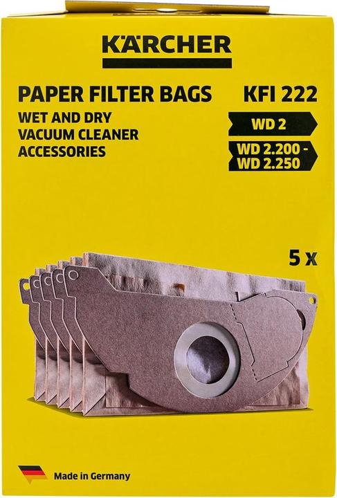 Produktbild Kärcher Papierfilterbeutel