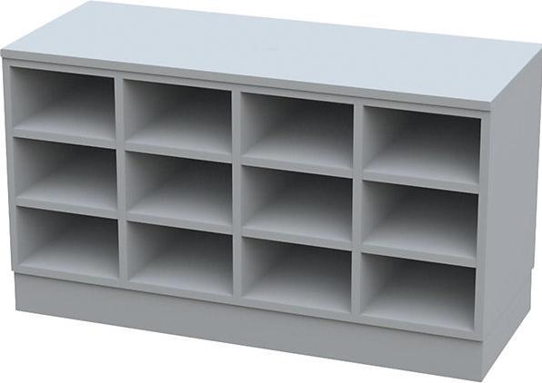 Produktbild kaiserkraft Sitover-Garderobenbank (82 cm, 62 cm)