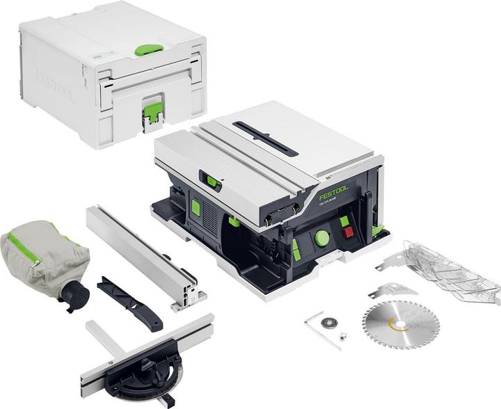 Festool Sega circolare da banco a batteria CSC SYS 50 EBI-Basic