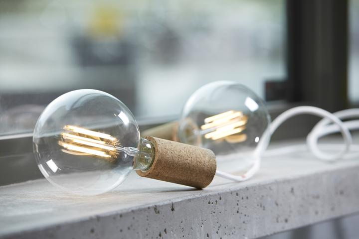 Image du produit NUD Collection LED Straight 125 (E27, 2 W, 115 lm, 1 x, A)
