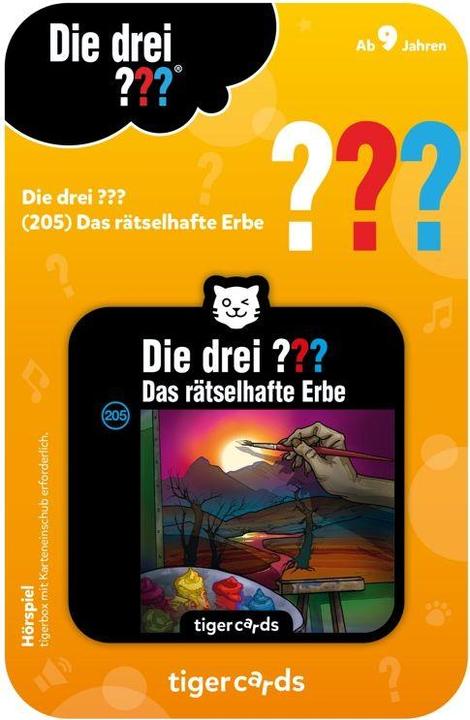 Tigermedia tigercard - Die drei??? - Folge 205: Rätselhaftes Erbe (Deutsch)