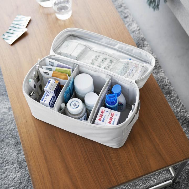 Actual product image Yamazaki Storage bag with dividers TOWER (8 l)