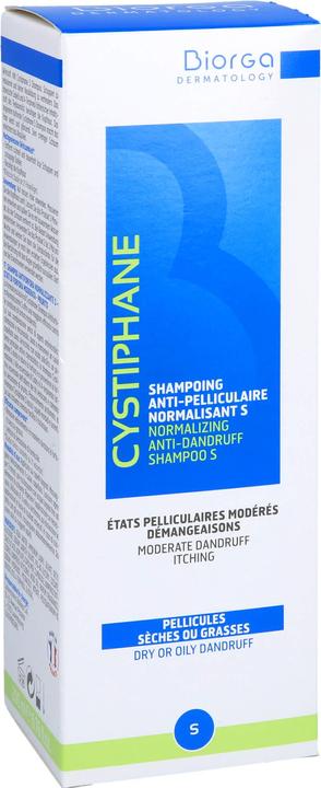Actual product image Cystiphane Anti-Dandruff Shampoo S regulating (200 ml, Liquid shampoo)