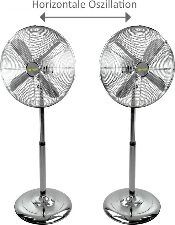 Image du produit Dema Ventilateur sur pied Chrome 40 cm