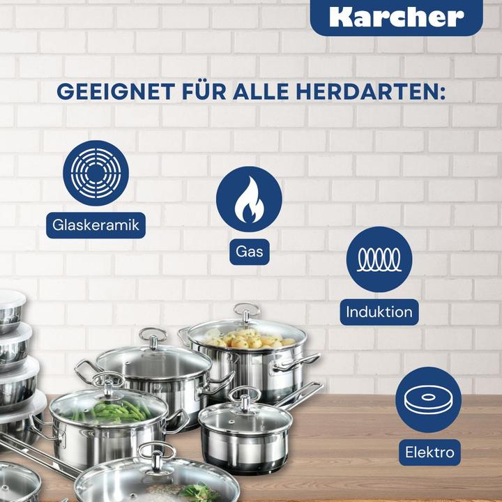 Actual product image Karcher Jasmine (16 cm, Steam cooker, Stainless steel)
