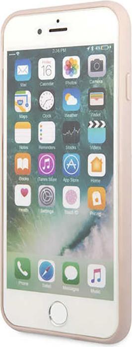 Image du produit Guess GUHCI8G4GLPI iPhone 7/8/SE 2020/ 2022 rose/pink hard case 4G Stripe Collection (Apple iPhone SE, Apple iPhone 8, Apple iPhone 7)