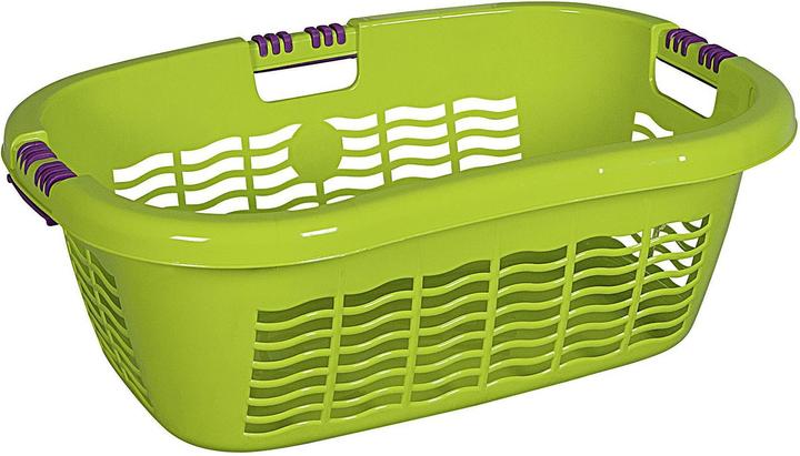 Lockweiler Wäschekorb Ergo mit Softgriff 65x45x25cm limone (67338 l)