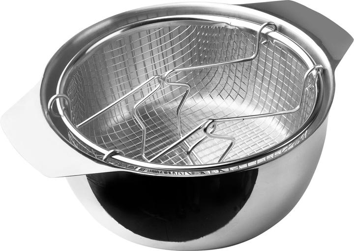 Immagine prodotto Ibili Padella con coperchio 20 cm Ideale per friggere a basso contenuto di grassi, adatta anche ai piani