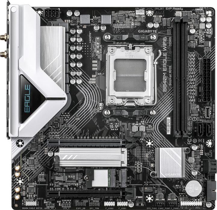 Actual product image Gigabyte MB B840M EAGLE WIFI6/AM5/mATX (AM5, AMD B840, mATX)