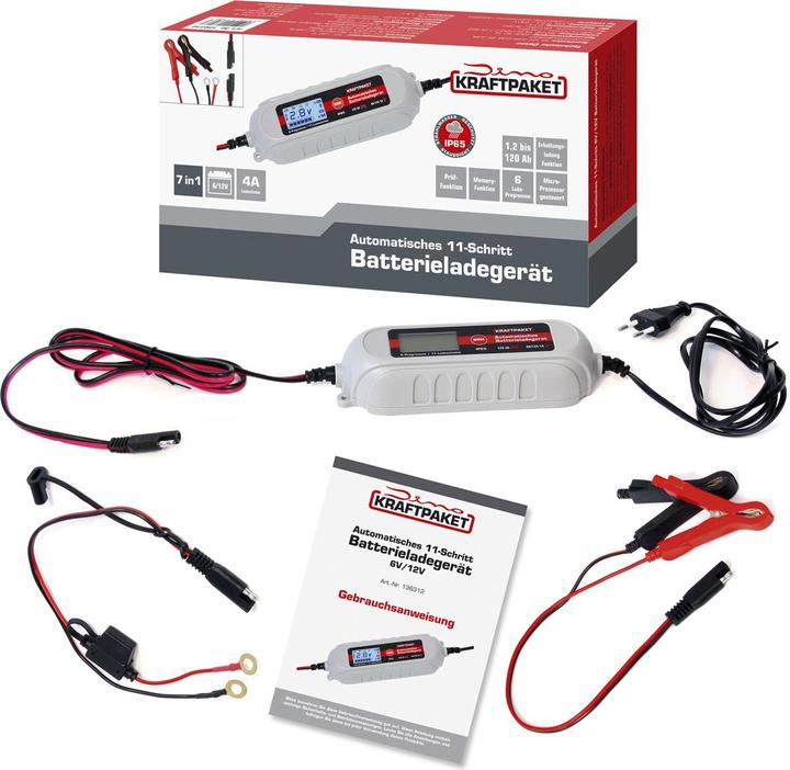 Produktbild Dino Batterieladegerät (6V, 12V, 3.80 A)