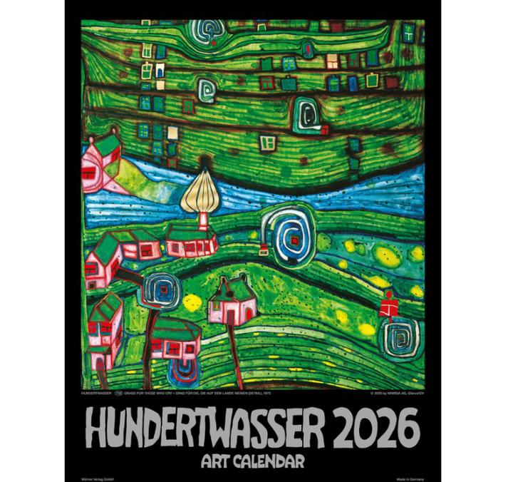 Produktbild Hundertwasser Art Calendar 2026 (44 x 34 cm, Harter Einband, Deutsch)