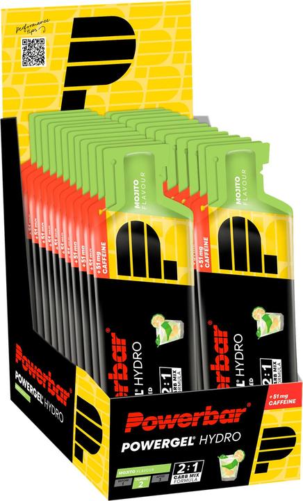 Image du produit Powerbar PowerGel Hydro (Mojito, Caféine, 24 pcs, 1850 g)