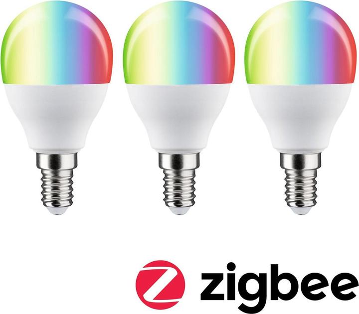 Productafbeelding Paulmann Drop Zigbee gloeidraad set van 3 (E14, 5 W, 470 lm, 1 x, F)