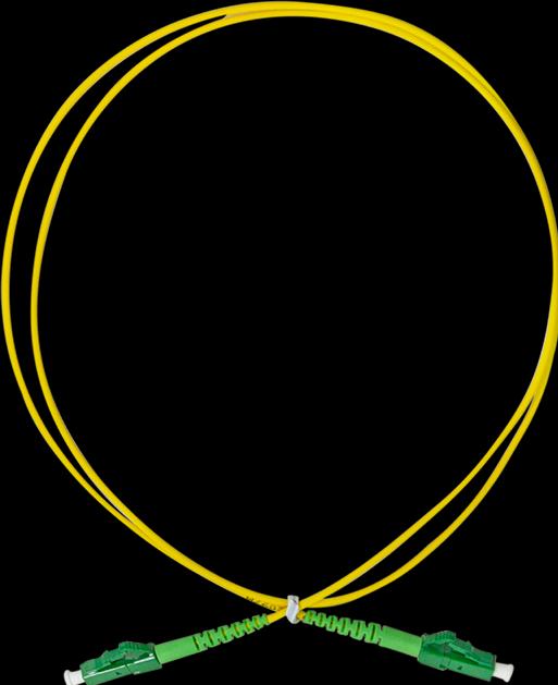 Produktbild LogiLink LWL Patchkabel, 2x LC-Simplex, OS2, 1,0 m, gelb (1 m)