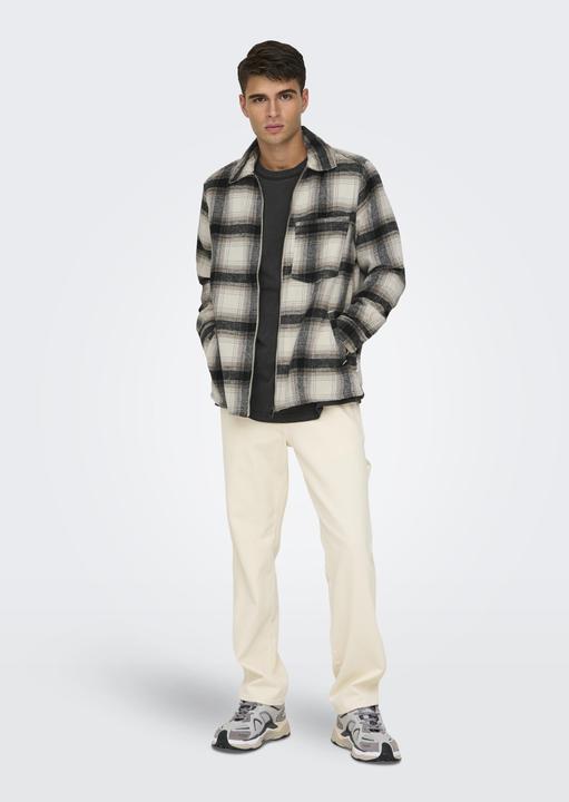 Produktbild Only & Sons Onsaustin Wool Zip Overshirt Noos (XXL)