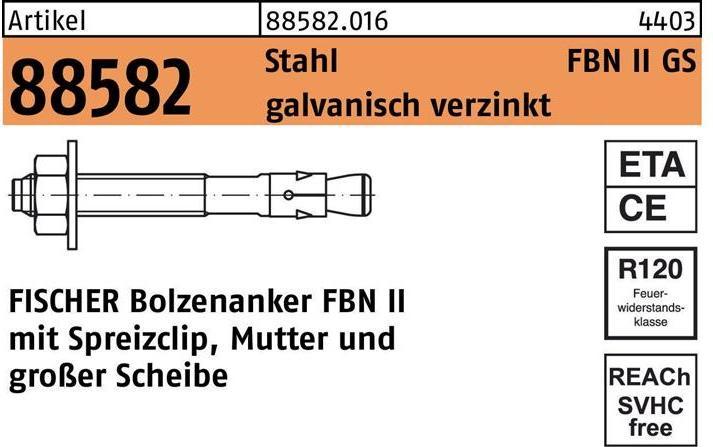 Produktbild Fischer Hutmutter f. FAZ II (10 Stk.)