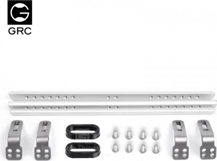 Produktbild Grc 3D Pla Aluminium Rock Rails Plate Set Black for Traxxas TRX-4