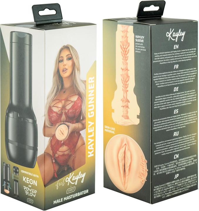 Actual product image Kiiroo Stroker Kayley Gunner