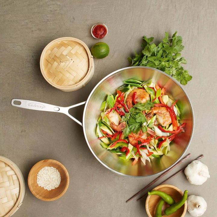 Actual product image Demeyere Industry Wok (30 cm, Wok, Stainless steel)