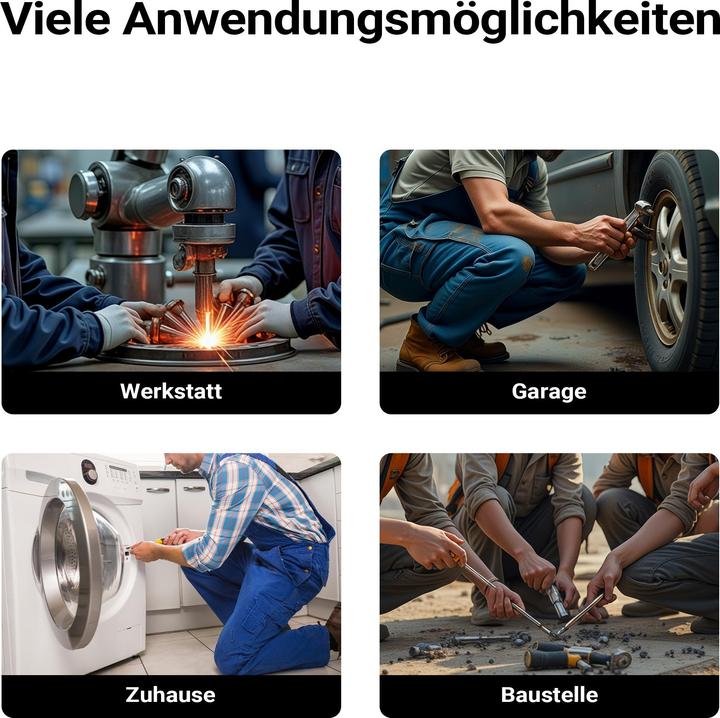 Produktbild Wiltec Gewindelehre Bolzen Muttern imperiale metrische 28 Gewindegrössen Schraube (28 cm)