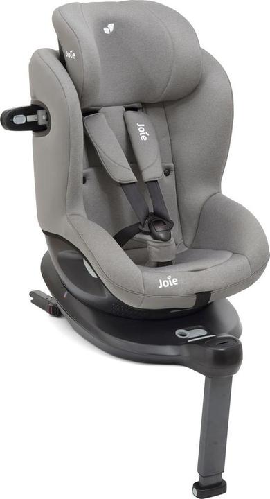 Productafbeelding Joie i-Spin 360 - i-Size  0-18 kg draaibaar autostoeltje | Grijs flanel (Reboarder, ECE R129/i-Size standaard)
