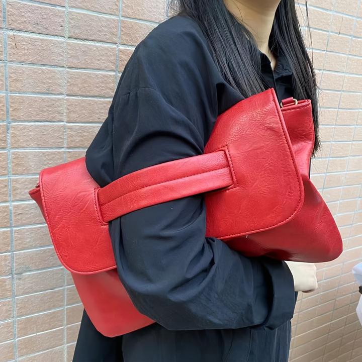 Image du produit Only-Bags.Store Pochette de grande capacité à la mode, porte-cartes en cuir PU, porte-documents décontracté et
