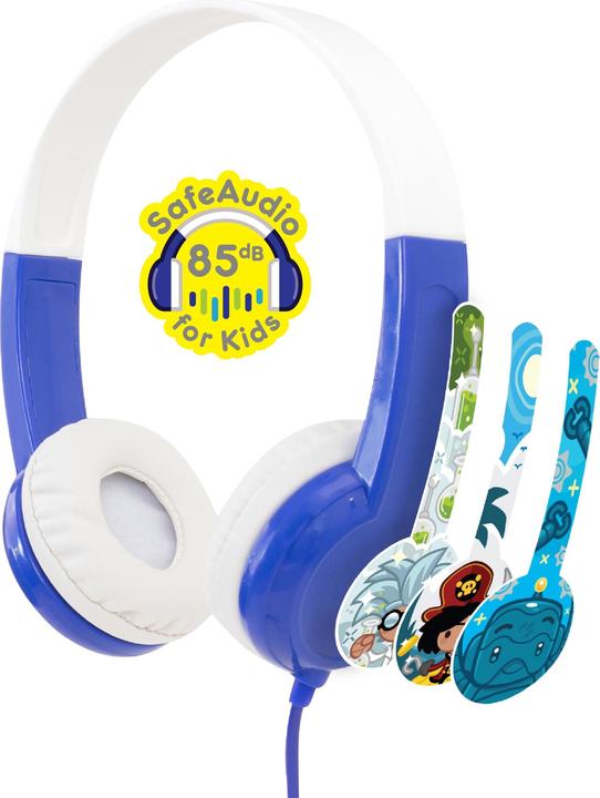 Produktbild Buddyphones kids headphones wired Discover (Blue)