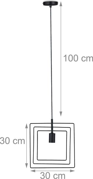 Image du produit Relaxdays Lampe à suspendre (E27)