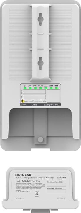 Actual product image Netgear WBC502 2PT Insight Instant Wireless AirBridge (54 Mbit/s)