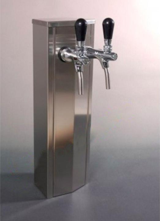 Actual product image Ich-zapfe Schanksäule, Bierzapfsäule, Edelstahl, 2-leitig
