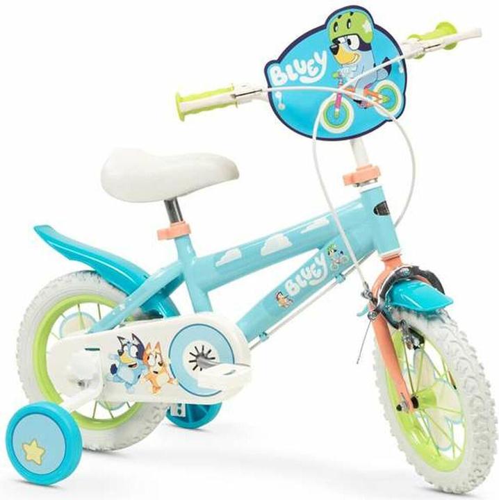 Bluey Kinderfahrrad 12" Blau grün (12")