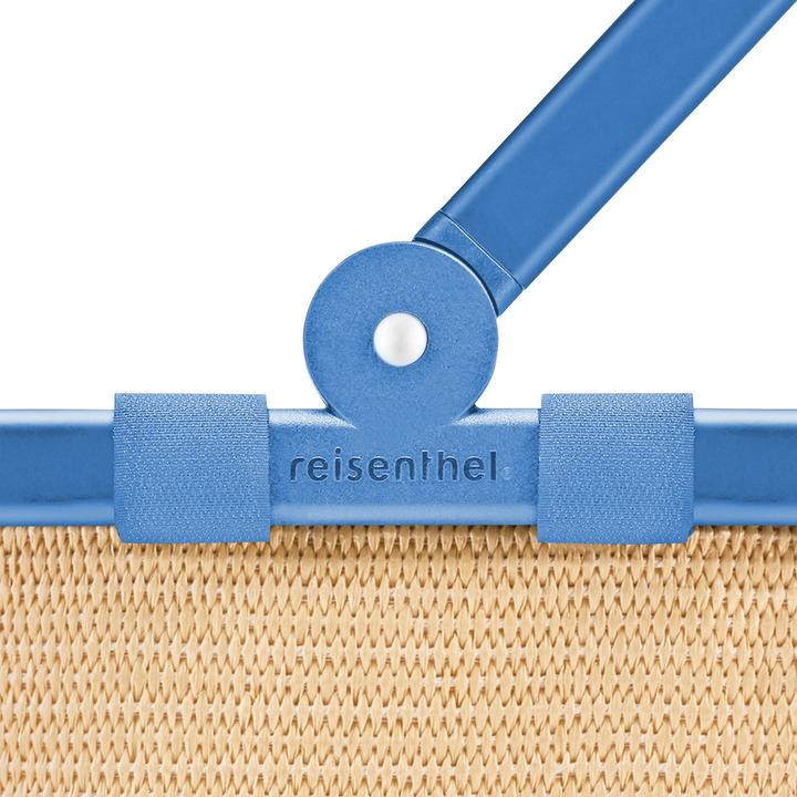 Actual product image reisenthel Einkaufskorb Carrybag Frame Raffia Blue
