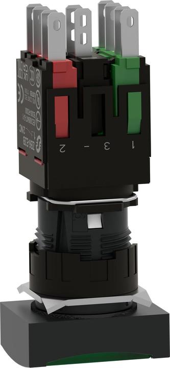 Actual product image Schneider Electric Illuminated push-button, green Ř 16, flat, o. XB6DW3B5B