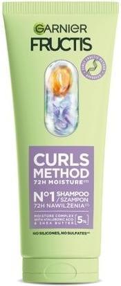 Image du produit Garnier Fructis Curls Method Moisturizing Shampoo For Curly And Wavy Hair 200ml (200 ml, Shampoing liquide)
