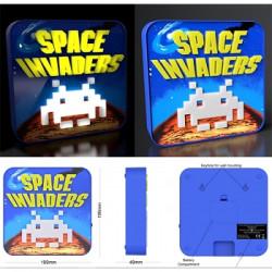Actual product image Numskull Lamp 3d - Space Invaders