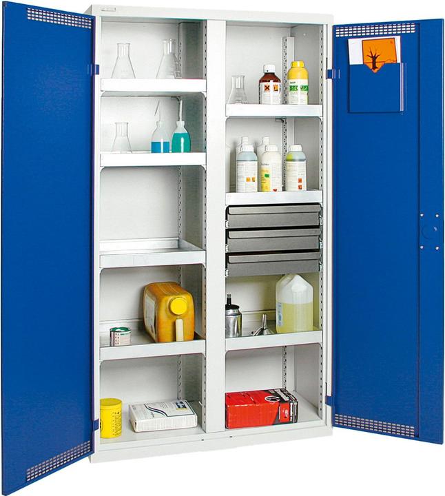 Actual product image kaiserkraft Environmental cabinet, doors perforated (100 cm, 180 cm)