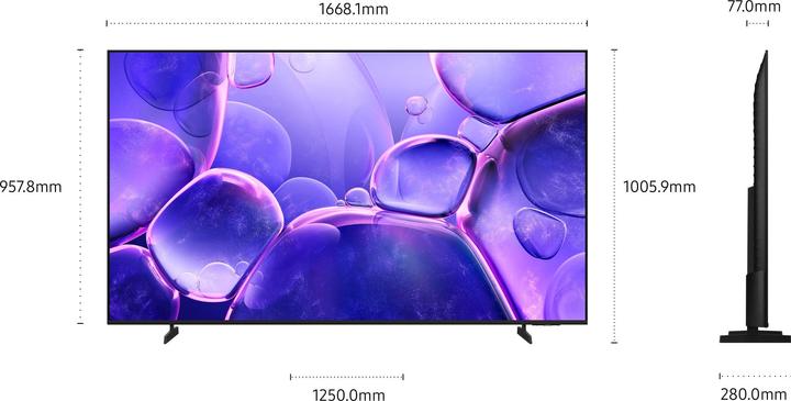 Actual product image Samsung UE75U8000F (75", U8000F, LED, 4K, 2025)