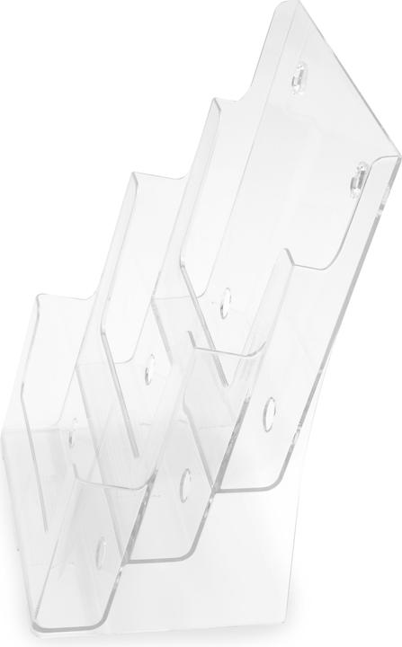 Produktbild Deflecto Prospekthalter, DIN A4 hoch, 3 F„cher, glasklar (A4 hoch)