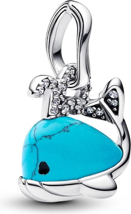 Immagine prodotto Pandora Ciondolo pendente balena color turchese (Argento 925)