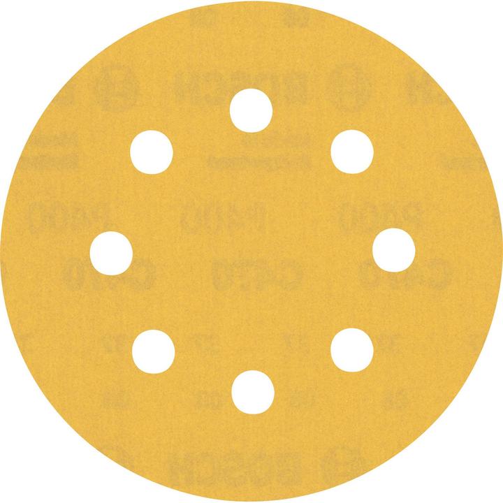 Produktbild Bosch Professional Zubehör EXPERT C470 Schleifpapier mit 8 Löchern für Exzenterschleifer, 115 mm, G 400, 5-tlg. (400)