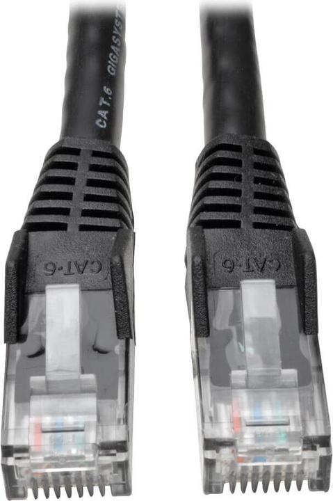 Eaton Cavo Ethernet UTP Cat6 Gigabit Snagless Modellato RJ45 M/M Nero 3,05m (U/UTP, CAT6, 3.05 m)