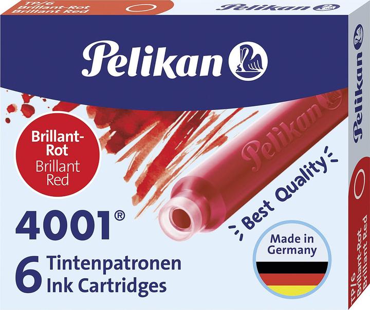 Produktbild Pelikan 4001 Tp/6 (Füllertinte, Rot)