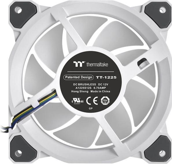 Actual product image Thermaltake Riing Quad 12 RGB White Edition (120 mm, 3 x)