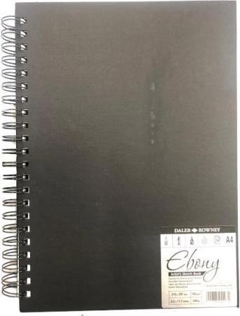 Actual product image Daler-Rowney Sketchbook Ebony (A4, Soft cover)