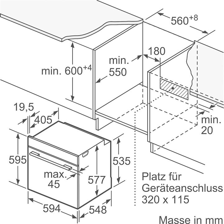 Produktbild Bosch Hausgeräte Hbg676es1c